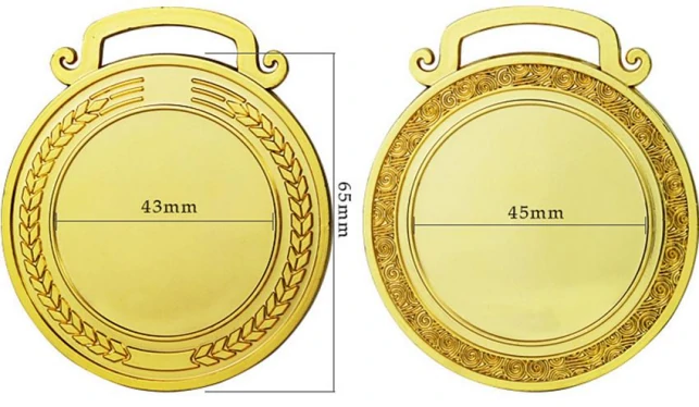 medal size